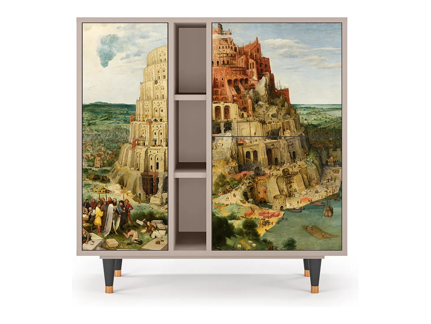 Aparador - 94х96х41 cm - BS5 - Elder The Tower, Latte
