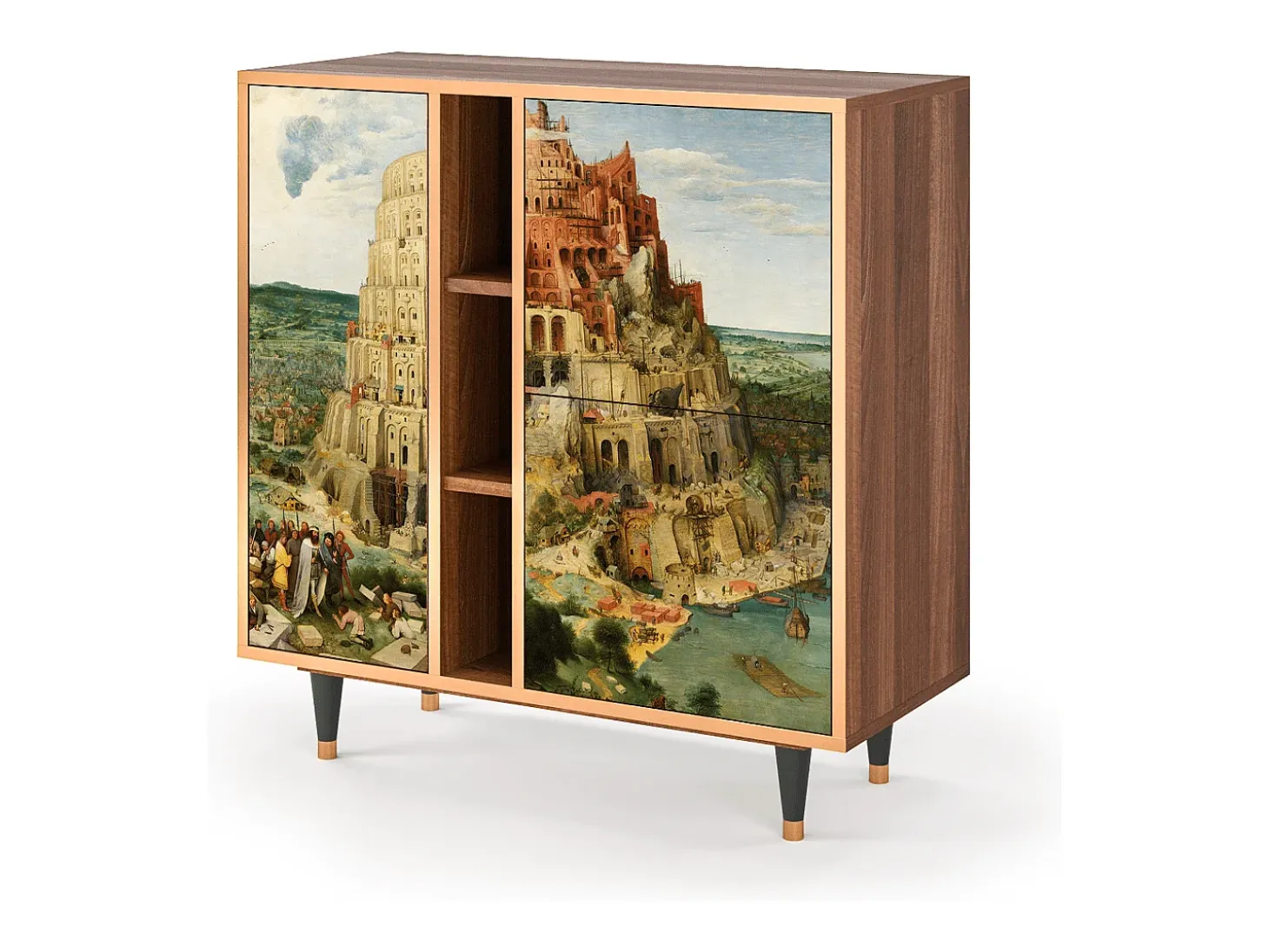 Aparador - 94х96х41 cm - BS5 - Elder The Tower, Nogal