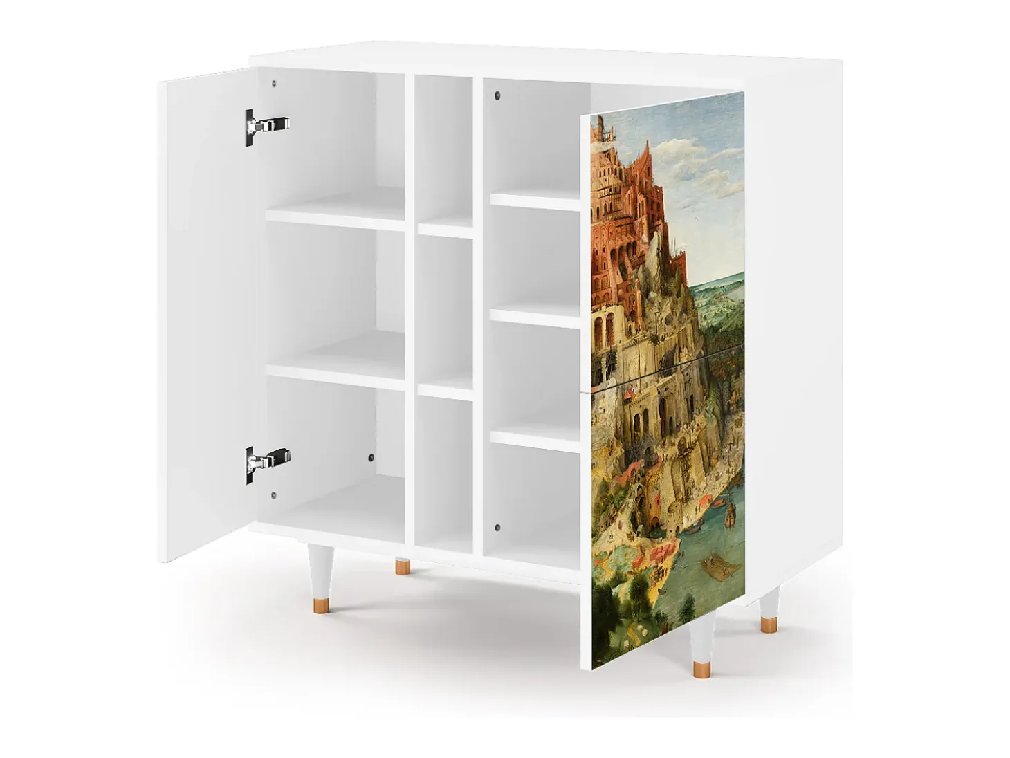 Aparador - 94х96х41 cm - BS5 - Elder The Tower, Blanco
