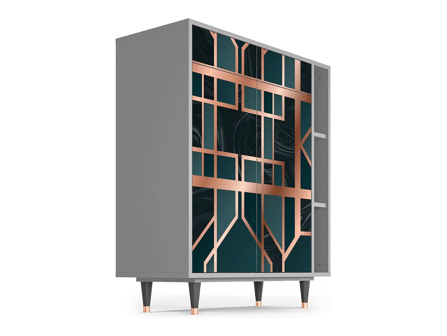 Aparador - 96х110х41 cm - BS6 - Emerald Metro, Gris