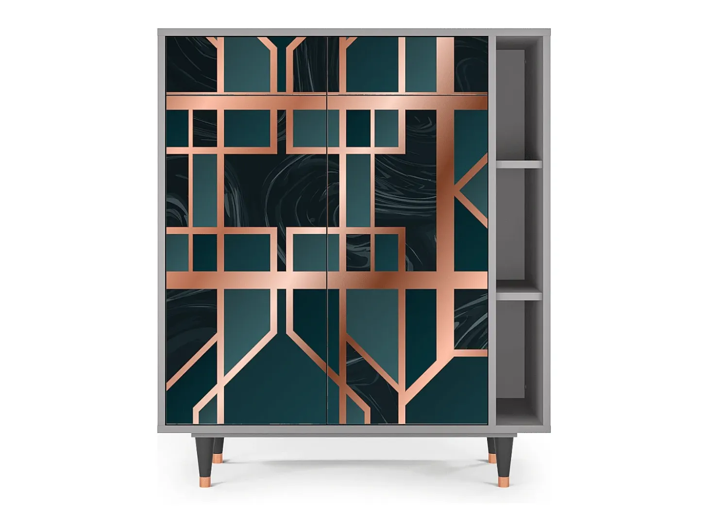 Aparador - 96х110х41 cm - BS6 - Emerald Metro, Gris
