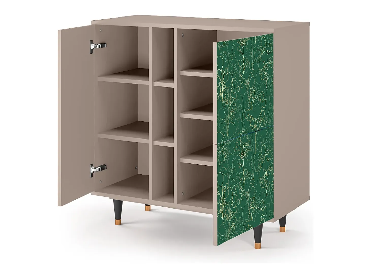 Aparador - 94х96х41 cm - BS5 - Emerald Forest, Latte