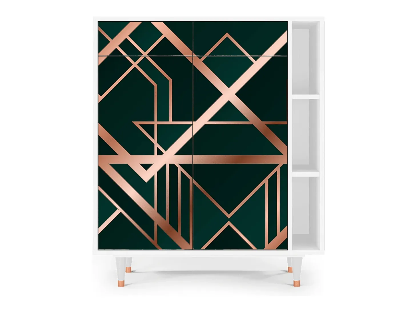 Aparador - 96х110х41 cm - BS6 - Emerald Gatsby, Blanco