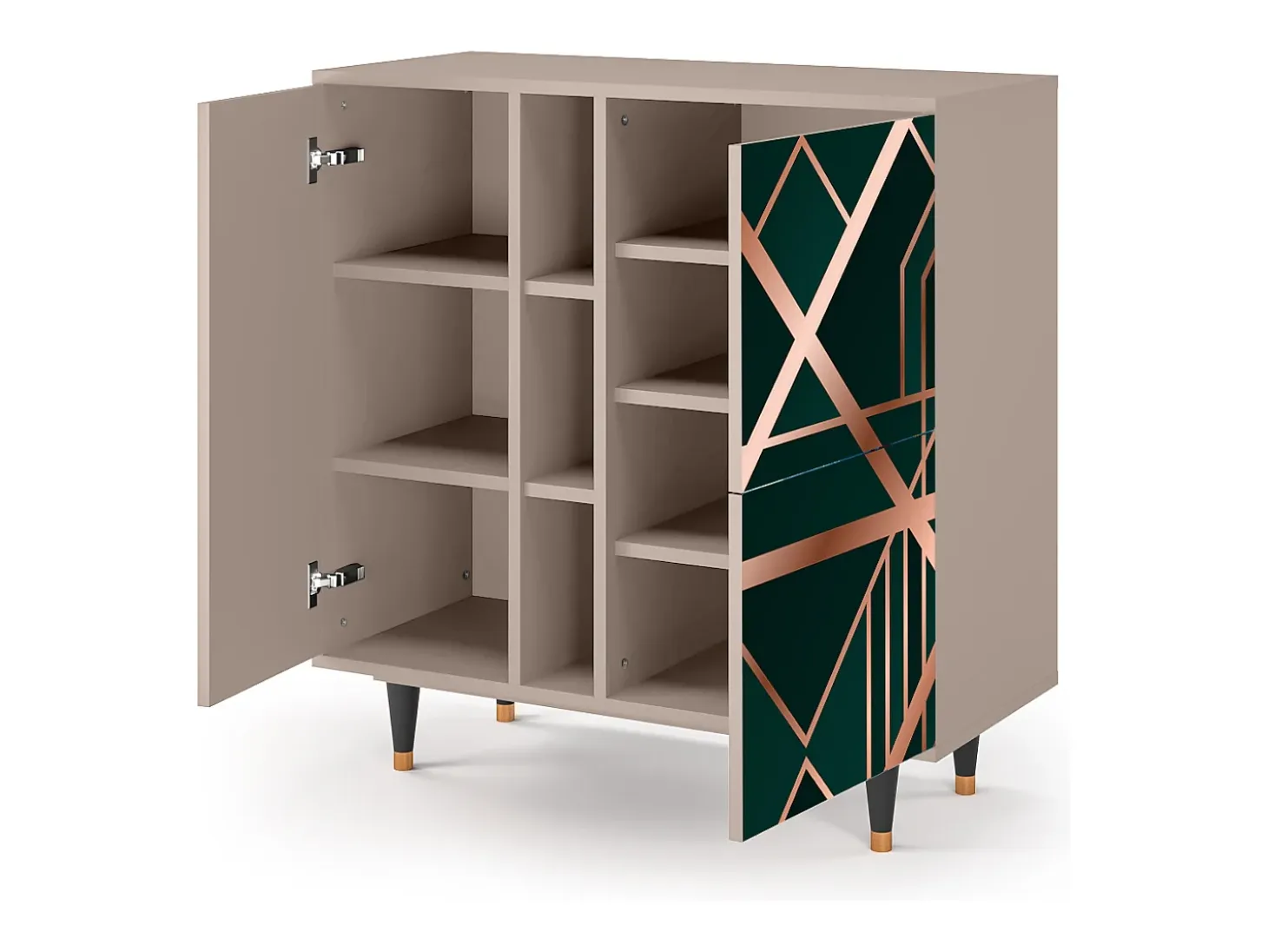 Aparador - 94х96х41 cm - BS5 - Emerald Gatsby, Latte