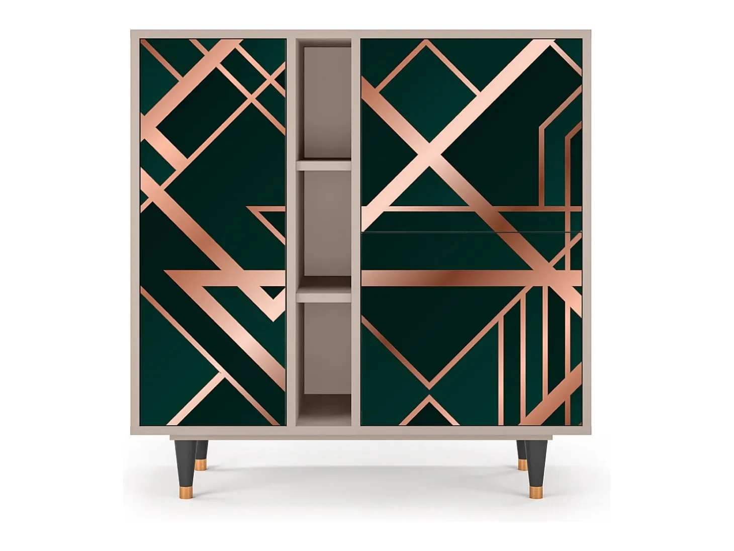 Aparador - 94х96х41 cm - BS5 - Emerald Gatsby, Latte