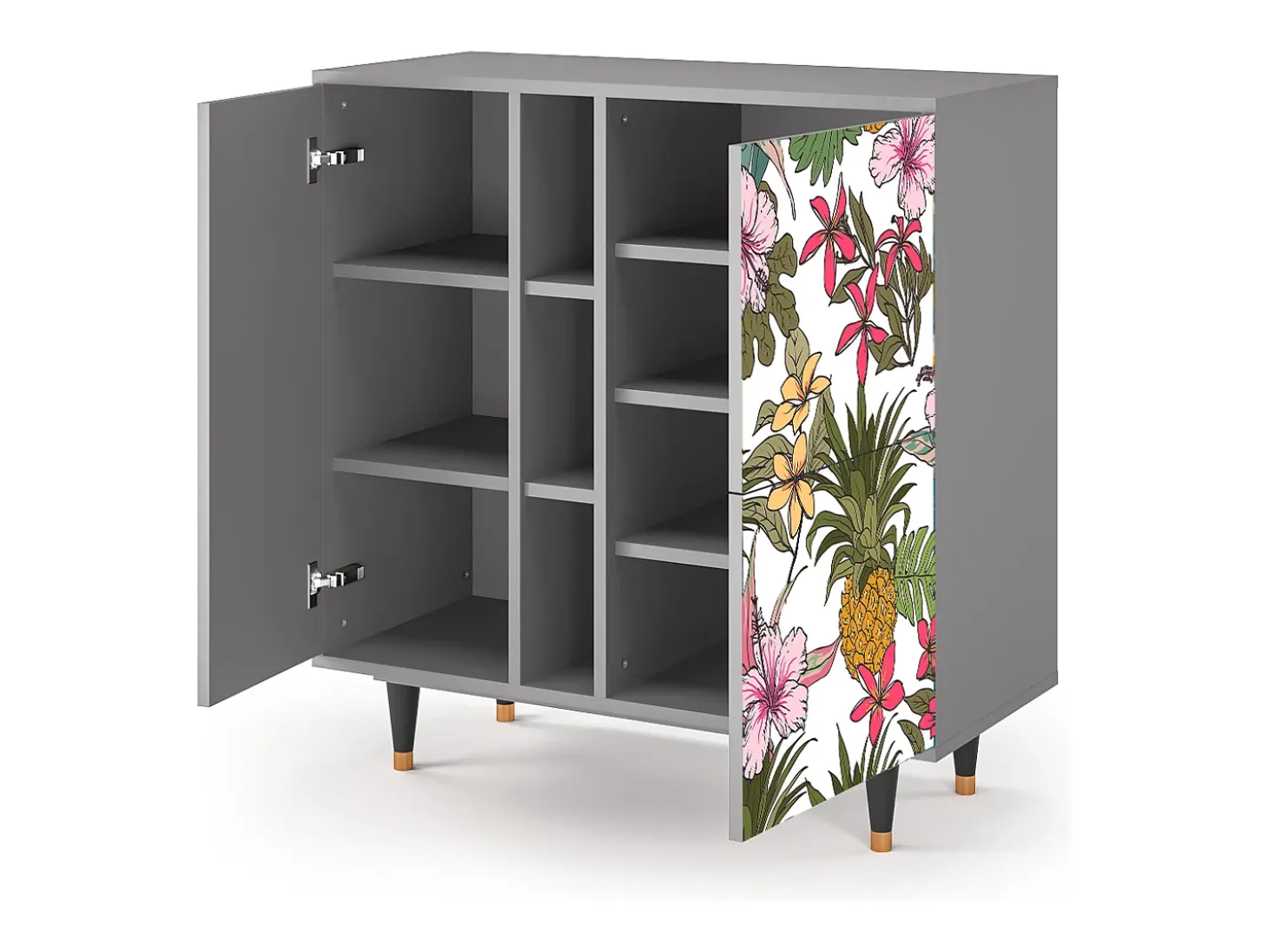 Aparador - 94х96х41 cm - BS5 - Estival Fruit, Gris