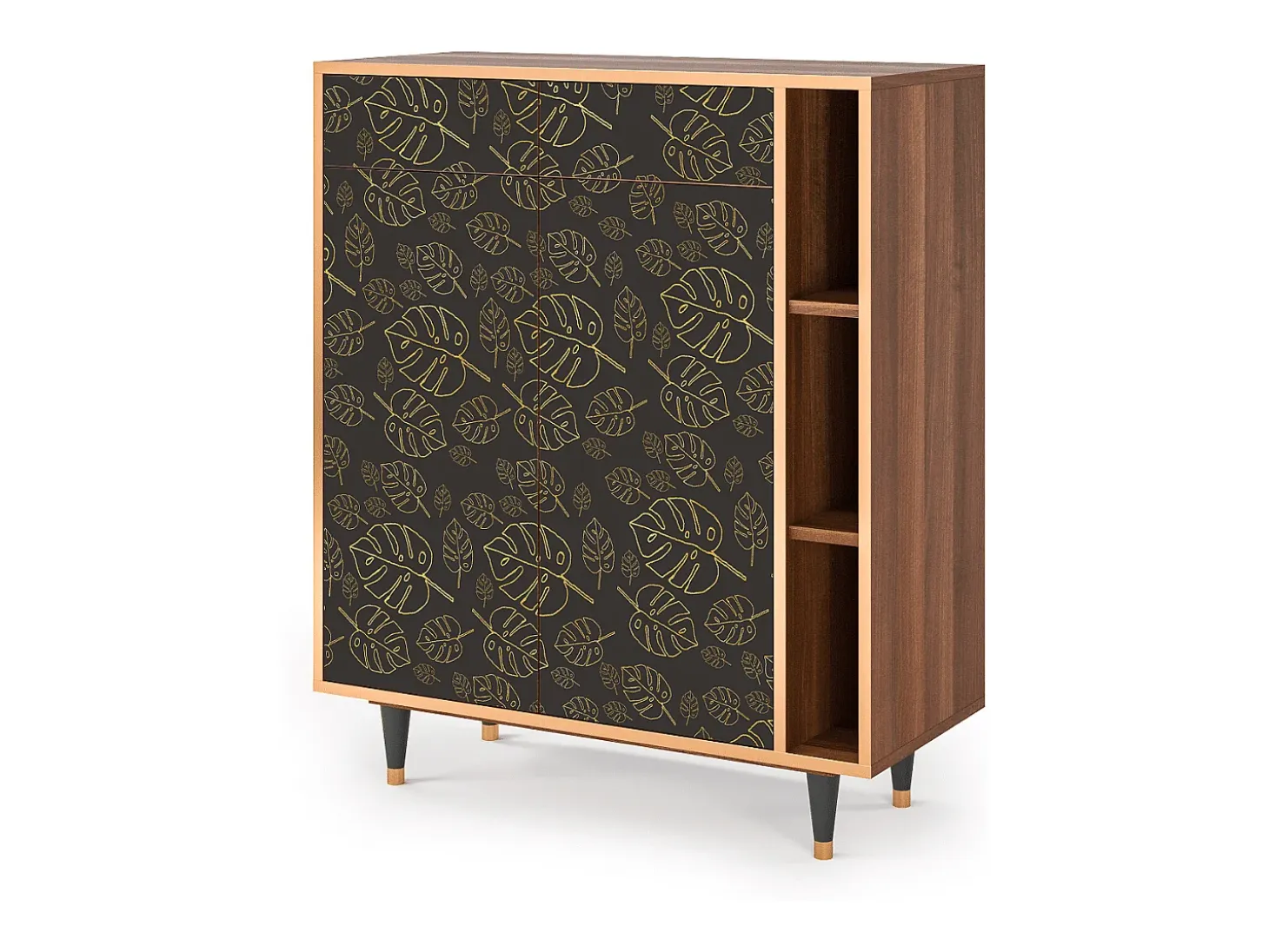 Aparador - 96х110х41 cm - BS6 - Fall Of The Leaves, Nogal