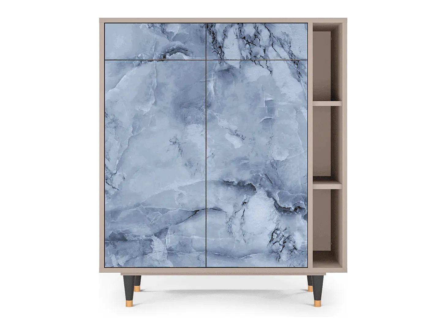 Aparador - 96х110х41 cm - BS6 - Feather Ice, Latte