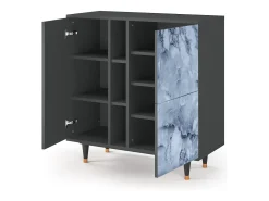 Aparador - 94х96х41 cm - BS5 - Feather Ice, Antracita