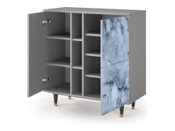 Aparador - 94х96х41 cm - BS5 - Feather Ice, Gris