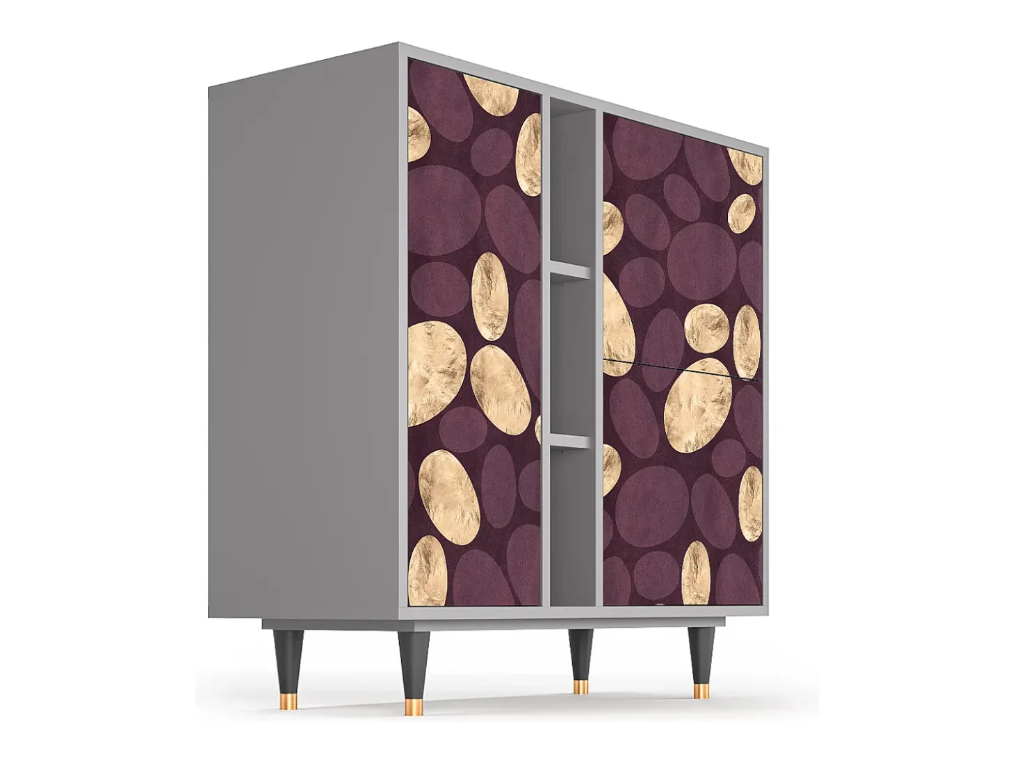 Aparador - 94х96х41 cm - BS5 - Fine Wine, Gris