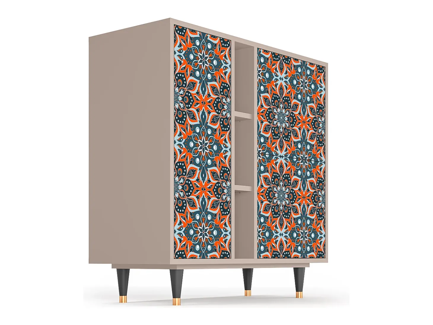 Aparador - 94х96х41 cm - BS5 - Fire Beetle, Latte