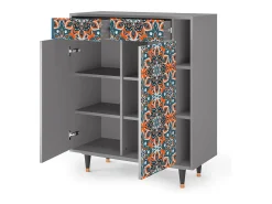 Aparador - 96х110х41 cm - BS6 - Fire Beetle, Gris