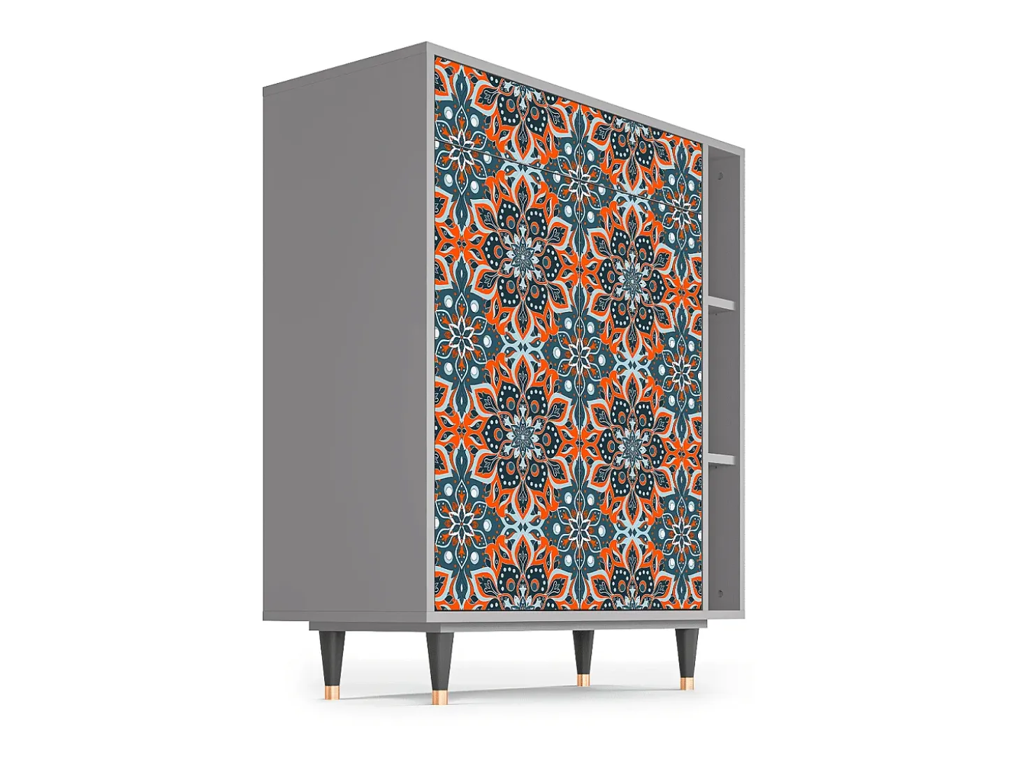 Aparador - 96х110х41 cm - BS6 - Fire Beetle, Gris