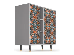 Aparador - 94х96х41 cm - BS5 - Fire Beetle, Gris