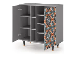 Aparador - 94х96х41 cm - BS5 - Fire Beetle, Gris