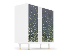 Aparador - 94х96х41 cm - BS5 - Foggy Lights, Blanco