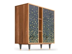 Aparador - 94х96х41 cm - BS5 - Foggy Lights, Nogal