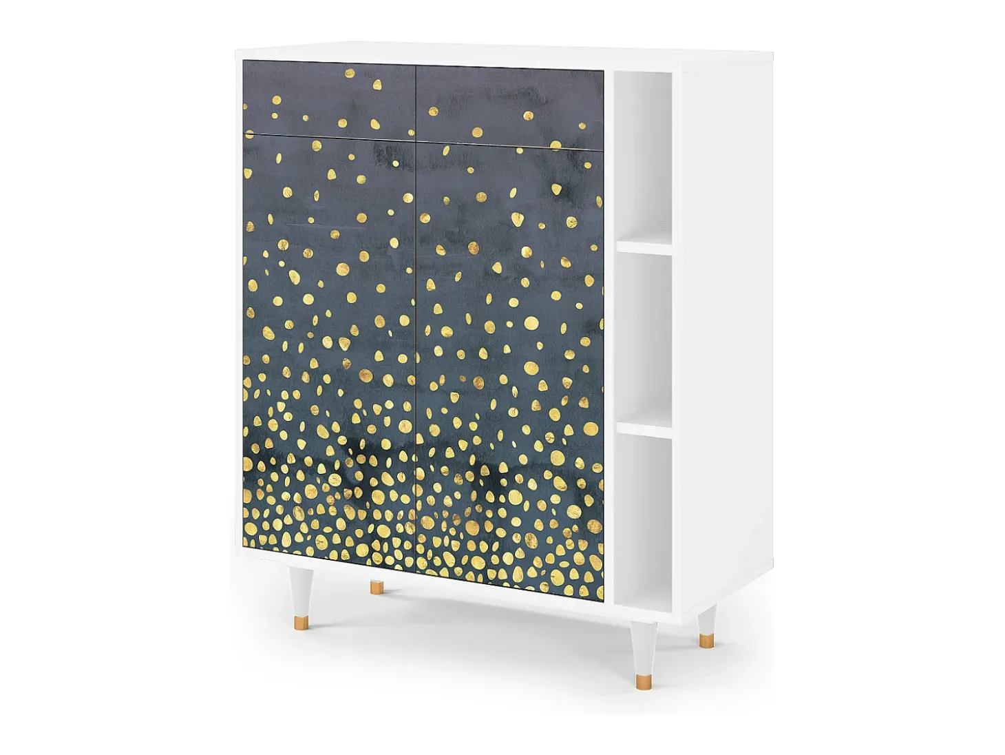 Aparador - 96х110х41 cm - BS6 - Foggy Lights, Blanco