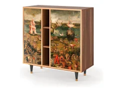 Aparador - 94х96х41 cm - BS5 - Garden of Delights , Nogal