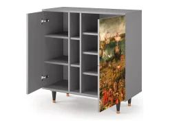 Aparador - 94х96х41 cm - BS5 - Garden of Delights , Gris