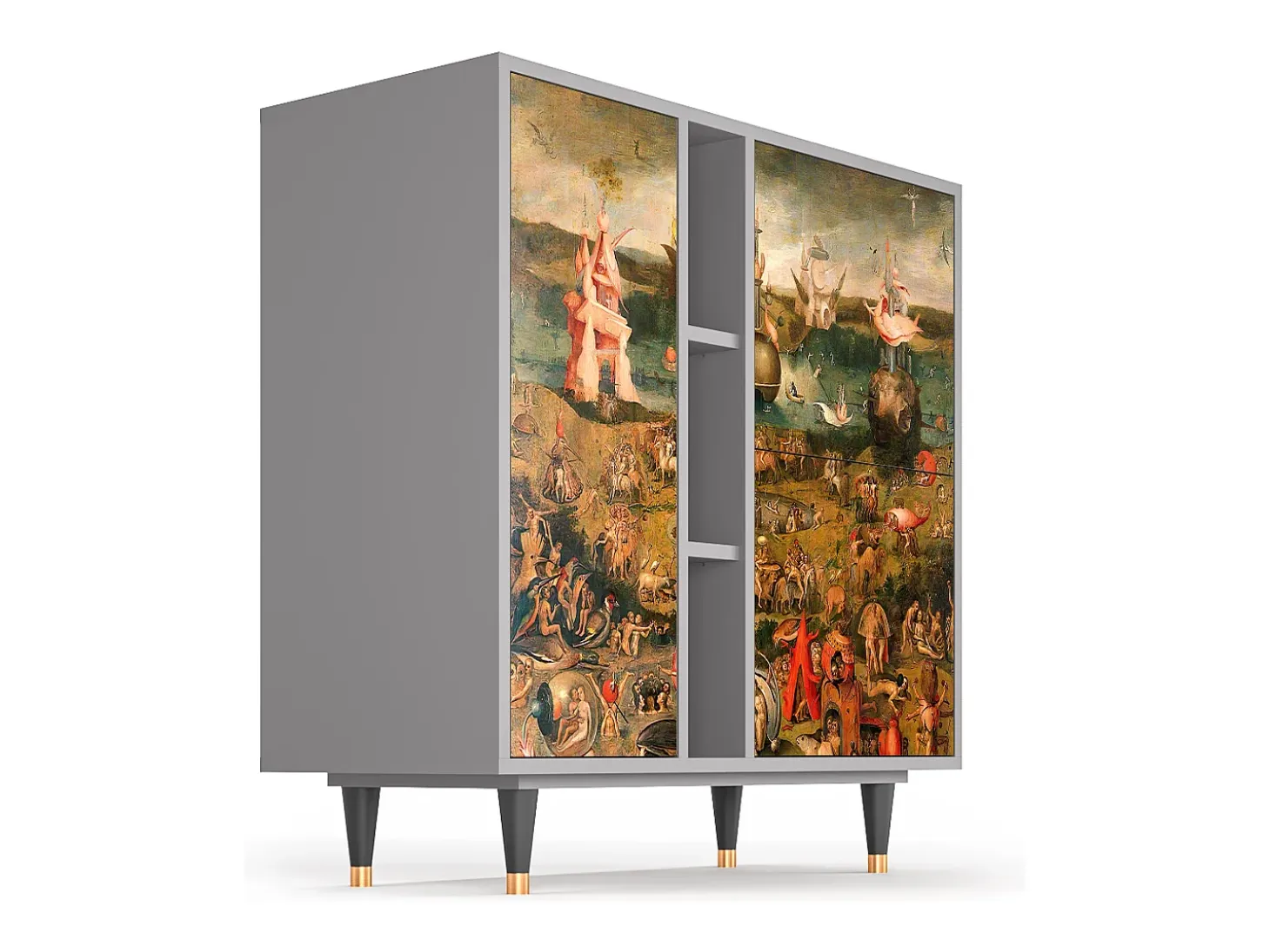 Aparador - 94х96х41 cm - BS5 - Garden of Delights , Gris