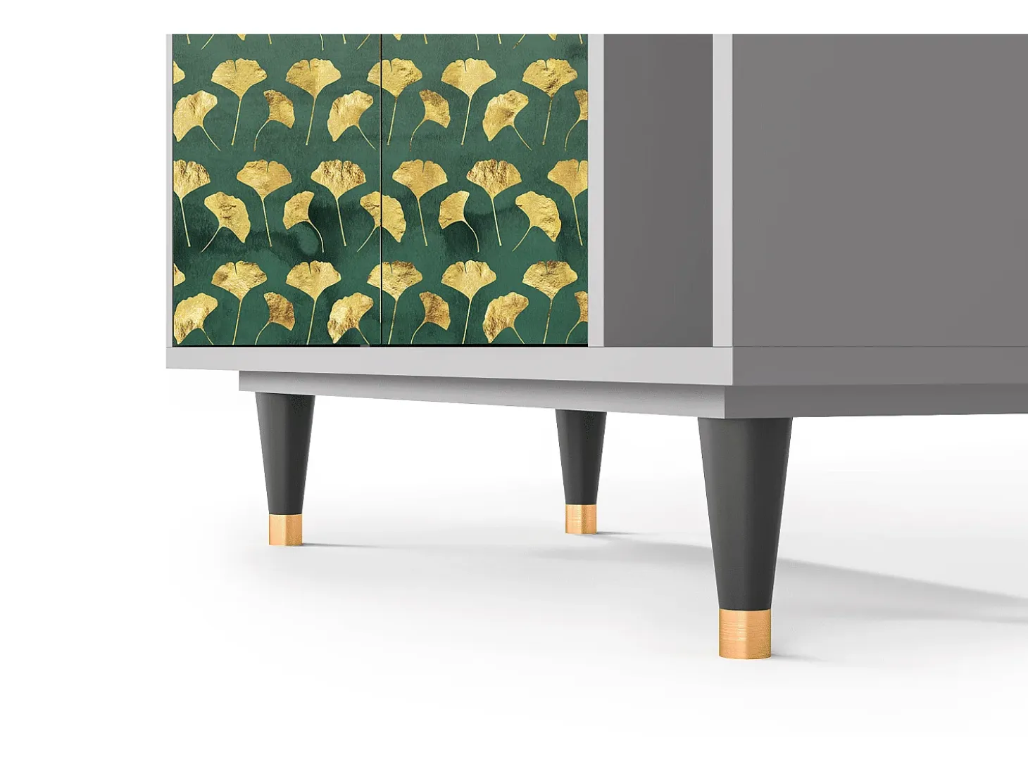 Aparador - 96х110х41 cm - BS6 - Gingko leaves, Gris
