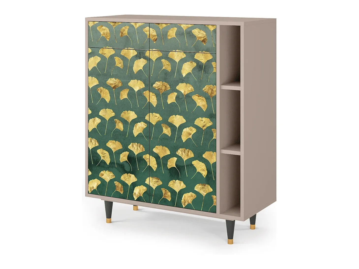 Aparador - 96х110х41 cm - BS6 - Gingko leaves, Latte