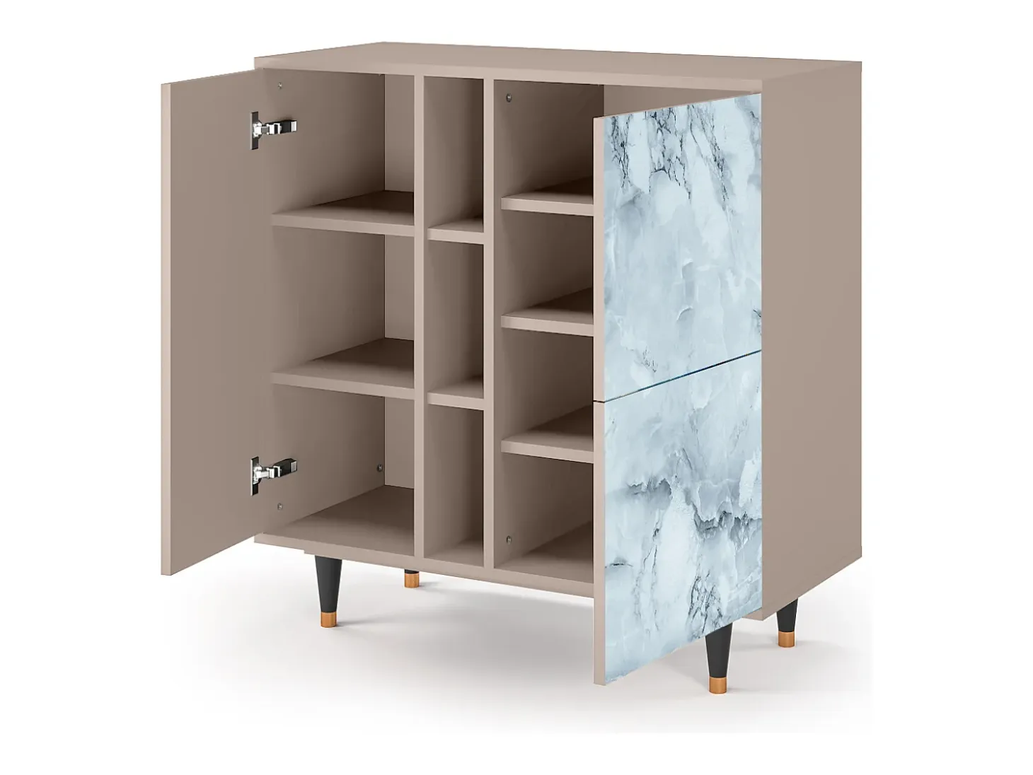 Aparador - 94х96х41 cm - BS5 - Glacial Colour, Latte