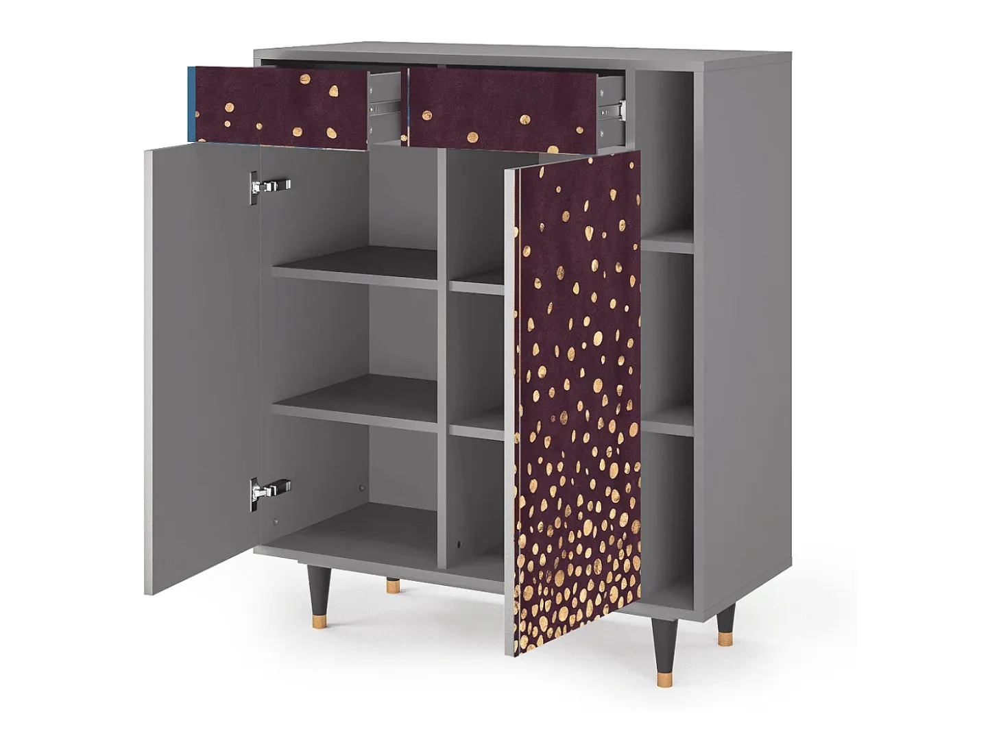 Aparador - 96х110х41 cm - BS6 - Glowworms, Gris