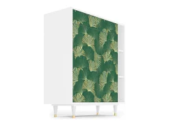 Aparador - 96х110х41 cm - BS6 - Gold Ginkgo, Blanco