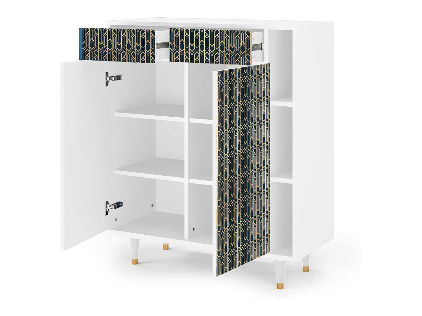 Aparador - 96х110х41 cm - BS6 - Golden Empire, Blanco