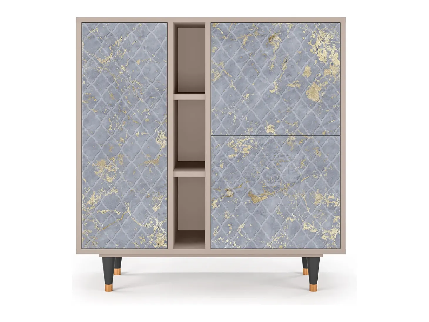 Aparador - 94х96х41 cm - BS5 - Golden Smoke, Latte