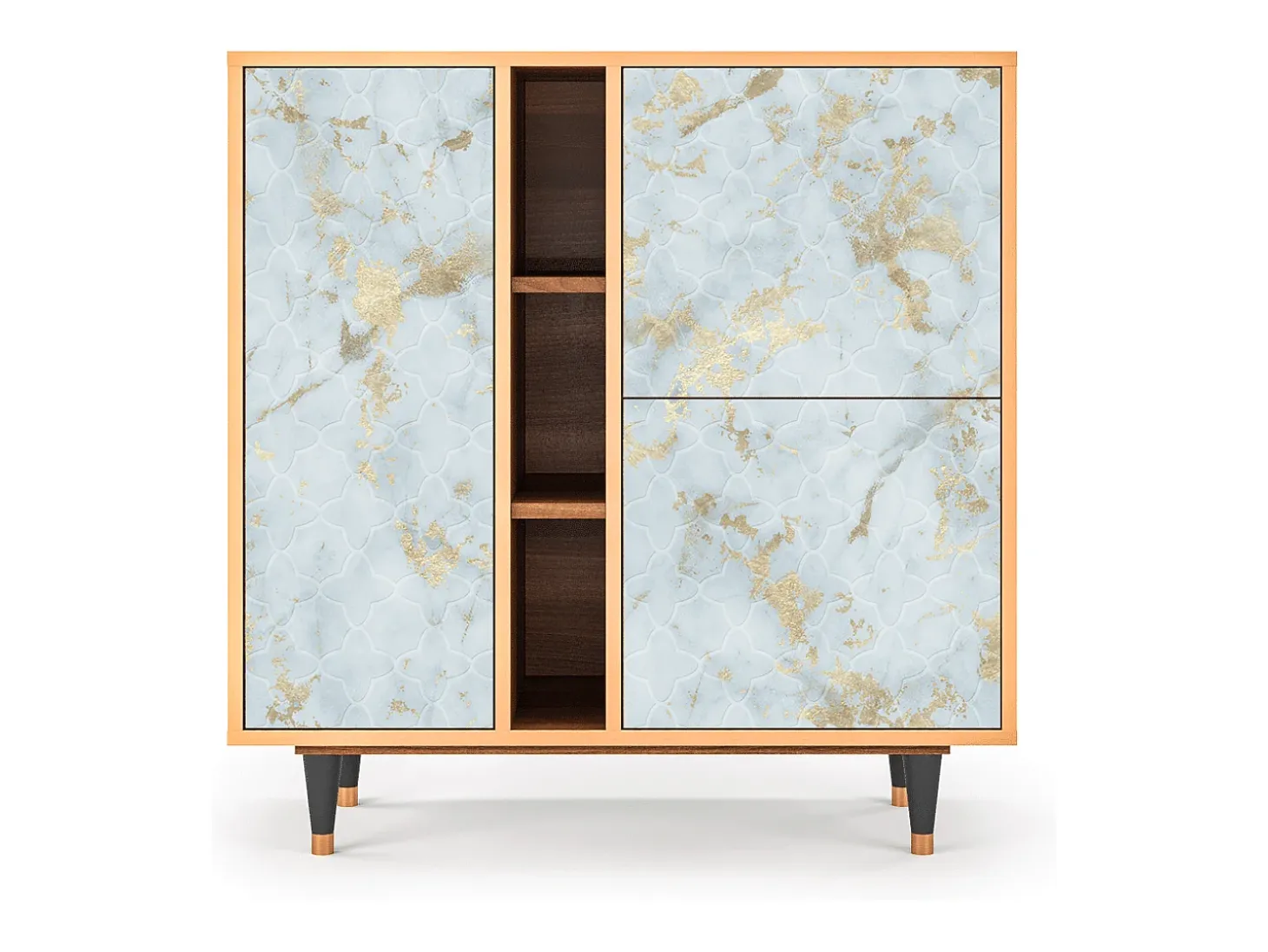 Aparador - 94х96х41 cm - BS5 - Golden Waves, Nogal