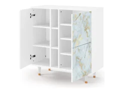 Aparador - 94х96х41 cm - BS5 - Golden Waves, Blanco