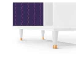 Aparador - 96х110х41 cm - BS6 - Grape Maccaroni, Blanco