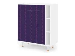 Aparador - 96х110х41 cm - BS6 - Grape Maccaroni, Blanco
