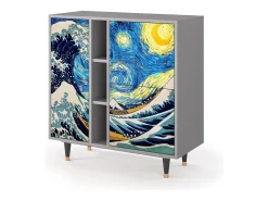 Aparador - 94х96х41 cm - BS5 - Great Wave, Gris