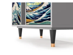 Aparador - 94х96х41 cm - BS5 - Great Wave, Gris