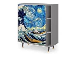 Aparador - 96х110х41 cm - BS6 - Great Wave, Gris
