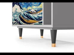 Aparador - 96х110х41 cm - BS6 - Great Wave, Gris