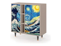 Aparador - 94х96х41 cm - BS5 - Great Wave, Latte