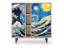 Aparador - 94х96х41 cm - BS5 - Great Wave, Latte