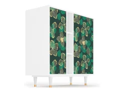 Aparador - 94х96х41 cm - BS5 - Green Flower, Blanco