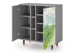 Aparador - 94х96х41 cm - BS5 - Green Wheat Fields, Gris