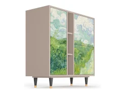 Aparador - 94х96х41 cm - BS5 - Green Wheat Fields, Latte