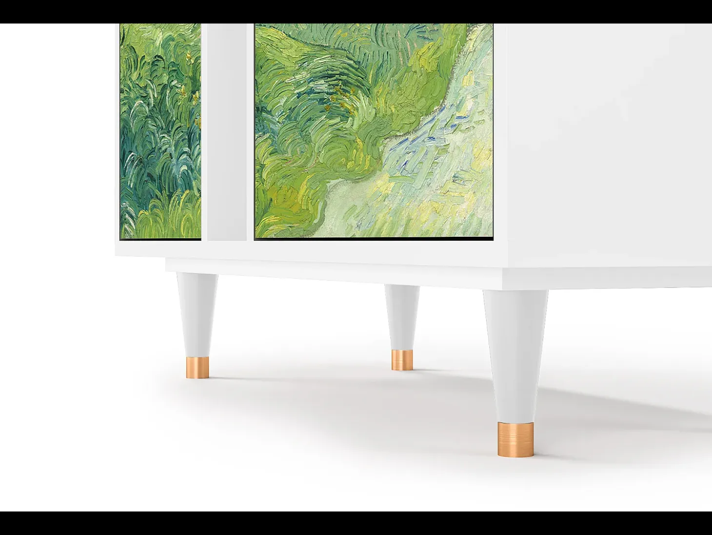 Aparador - 94х96х41 cm - BS5 - Green Wheat Fields, Blanco