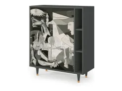 Aparador - 96х110х41 cm - BS6 - Guernica by Picasso, Antracita
