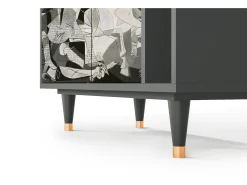 Aparador - 96х110х41 cm - BS6 - Guernica by Picasso, Antracita