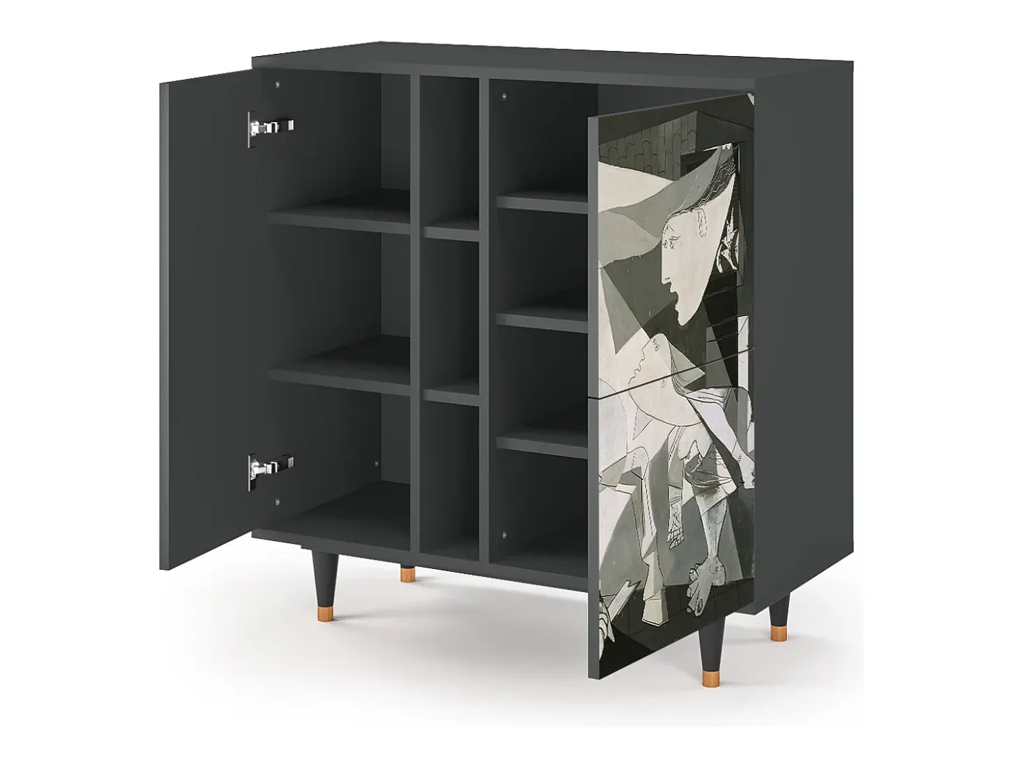 Aparador - 94х96х41 cm - BS5 - Guernica by Picasso, Antracita